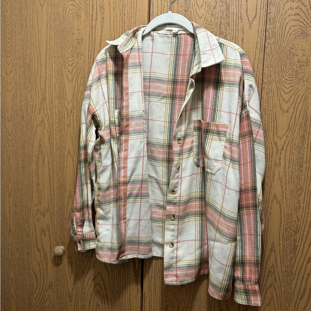 Pink Flannel Jacket
